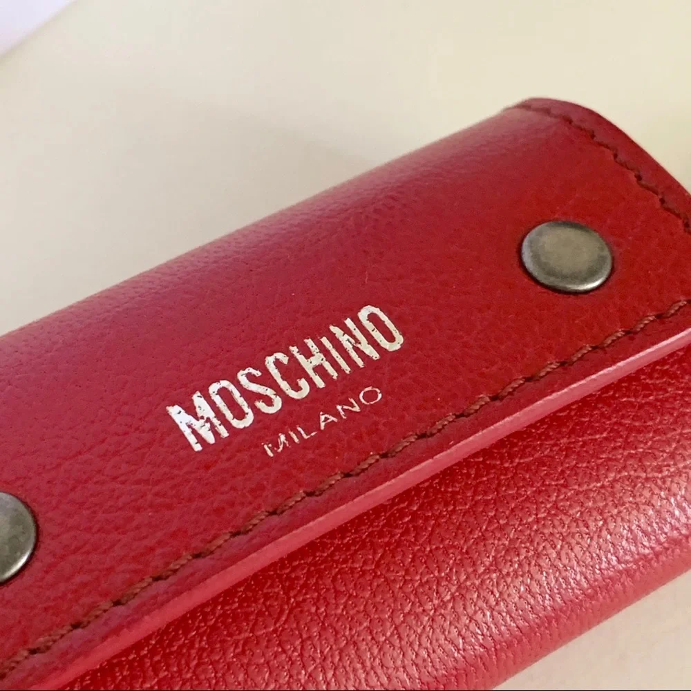 Moschino leather key case (Italy)